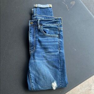 American Eagle Outfitters Dark Blue Super Stretch Jeans